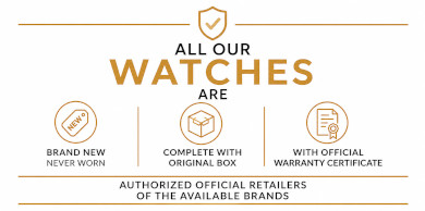 New watches with original box and official guarantee