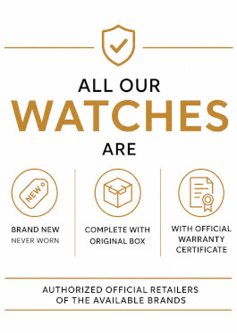 New watches with original box and official guarantee