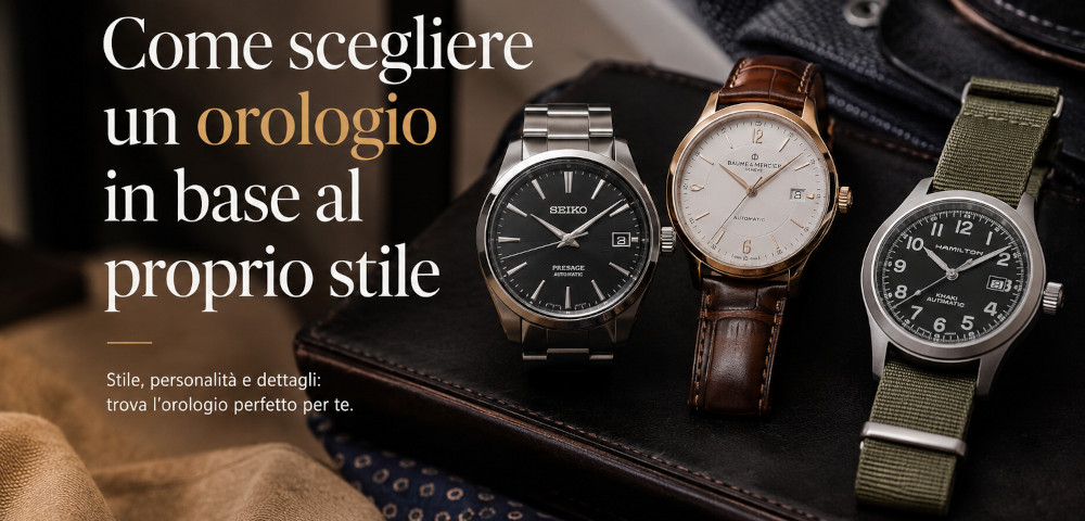 Come scegliere un orologio in base al proprio stile