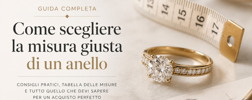 Come scegliere la misura giusta di un anello: guida completa per un acquisto perfetto