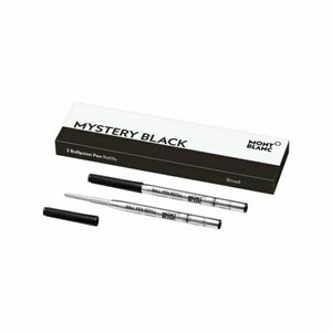 2 Montblanc ballpoint pen refills (B) Mystery Black 2 Montblanc ballpoint pen refills (B) Mystery Black