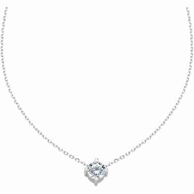 Amen 5mm White Solitaire Necklace Amen 5mm White Solitaire Necklace