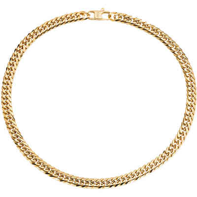 Amen chain link necklace in golden steel Amen chain link necklace in golden steel