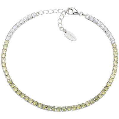 Amen degradè tennis bracelet olive green 2.5 mm Amen degradè tennis bracelet olive green 2.5 mm