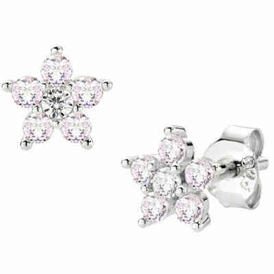 Amen Flower Earrings with Pink Petals Amen Flower Earrings with Pink Petals