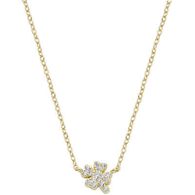 Amen Four-Leaf Clover Necklace in Gold-Plated Silver Amen Four-Leaf Clover Necklace in Gold-Plated Silver