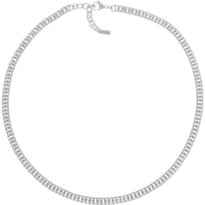 Amen groumette chain necklace in steel Amen groumette chain necklace in steel