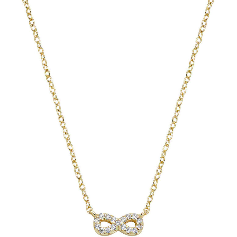Amen Infinity Necklace in Gold-Plated Silver