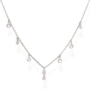 Amen Letter I Zircon Necklace Amen Letter I Zircon Necklace