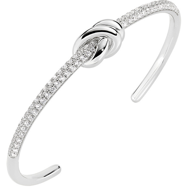 Amen Love Knot Bracelet with White Zirconia