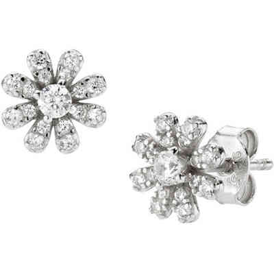 Amen Margherita earrings with white zirconia Amen Margherita earrings with white zirconia