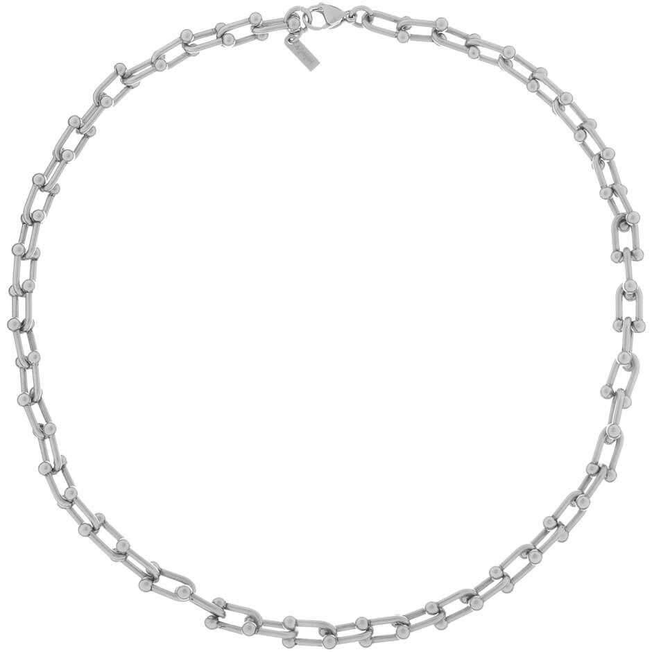 Amen men's necklace in wide link steel