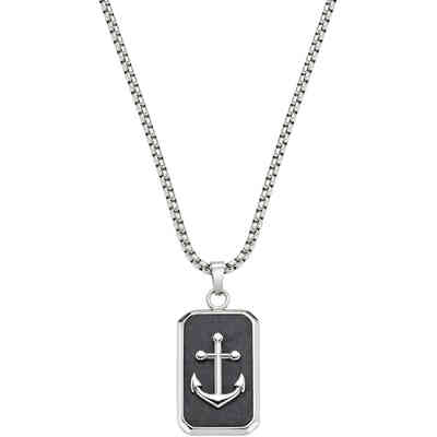 Amen Men's Necklace with Anchor Tag Amen Men's Necklace with Anchor Tag