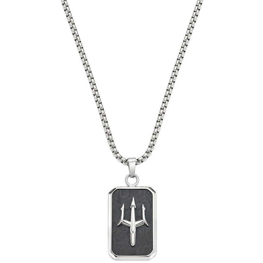 Amen Men's Necklace with Trident Tag