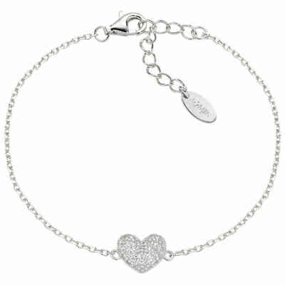 Amen mini heart bracelet with zirconia pavé Amen mini heart bracelet with zirconia pavé