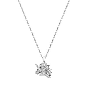 Amen necklace in silver with Zircon Unicorn Amen necklace in silver with Zircon Unicorn