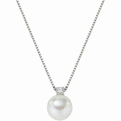 Amen Necklace with 10mm Pearl and Zircon Amen Necklace with 10mm Pearl and Zircon