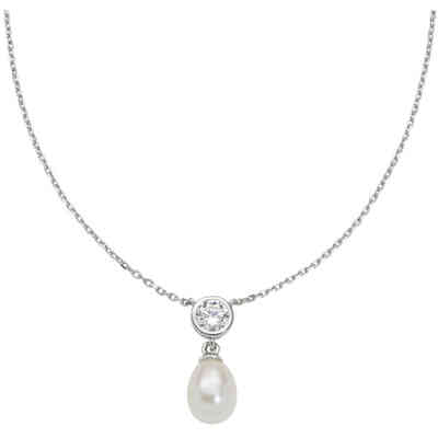 Amen Necklace with Light Point and Drop Pearl Amen Necklace with Light Point and Drop Pearl