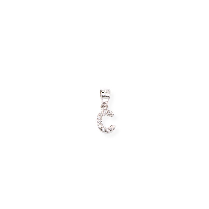 Amen Pendant Letter C Zircons