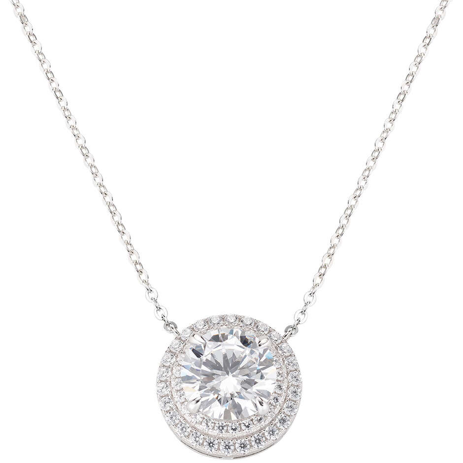 Amen Stardust light point necklace in silver and white zirconia