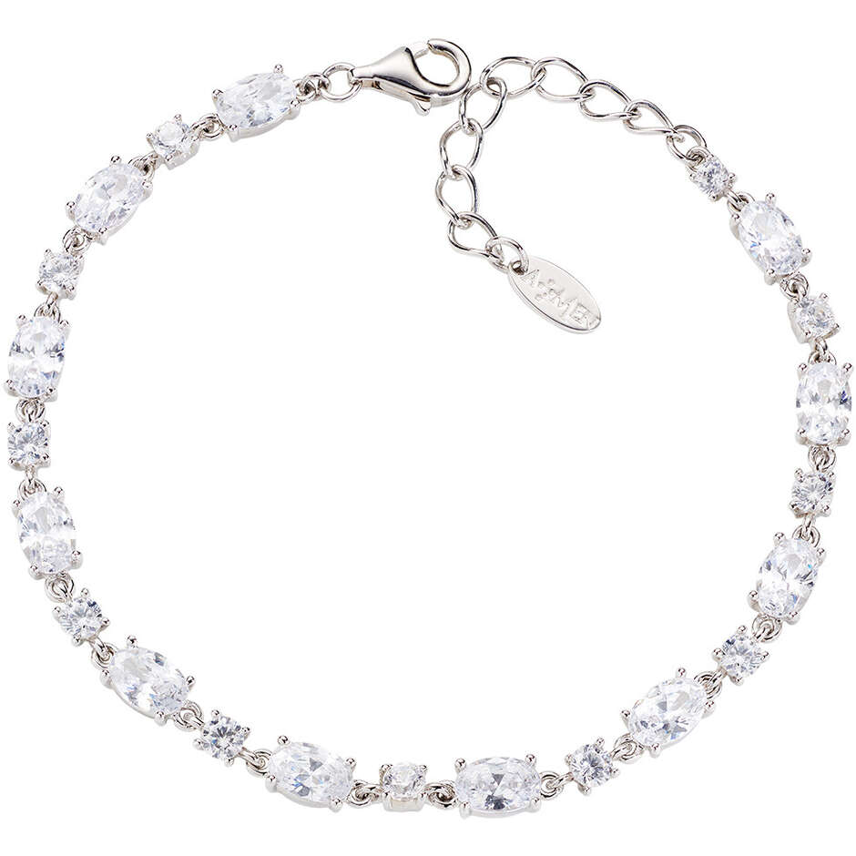 Amen Stardust tennis bracelet in silver and white zircons