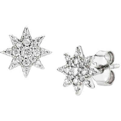 Amen Stella earrings with white zirconia Amen Stella earrings with white zirconia