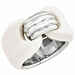 Anello Chantecler Capriness maglia marina resina bianca Resina bianca