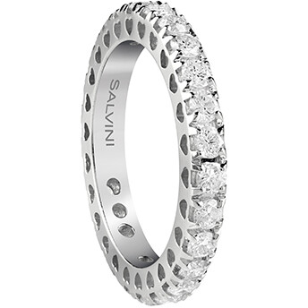 Anello da Donna In Oro Bianco e Diamanti Salvini Anello da Donna In Oro Bianco e Diamanti Salvini
