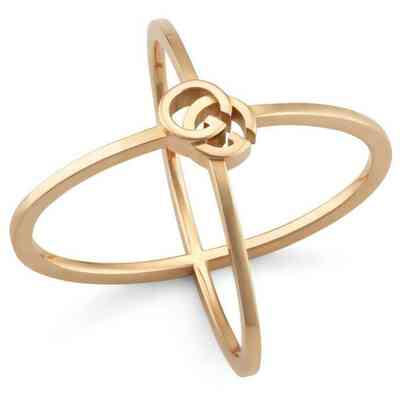 Anello da Donna in Oro Gucci GG Running Anello da Donna in Oro Gucci GG Running