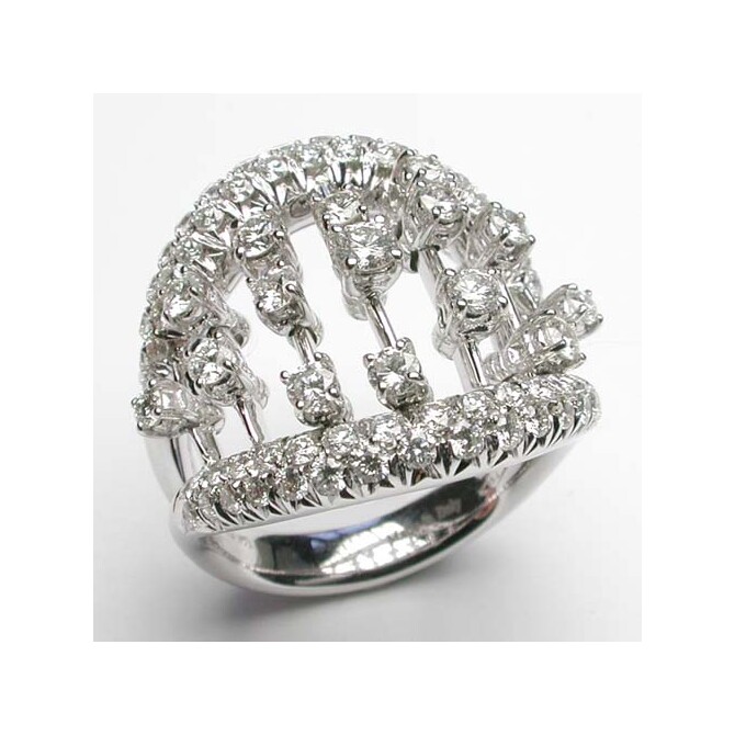 Anello Damiani Abacus in oro e brillanti