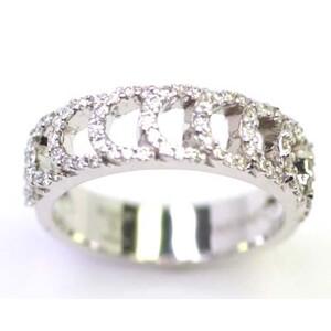 Anello Damiani in oro bianco e brillanti Anello Damiani in oro bianco e brillanti