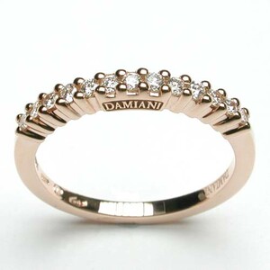 Anello Damiani in oro rosa e brillanti Anello Damiani in oro rosa e brillanti