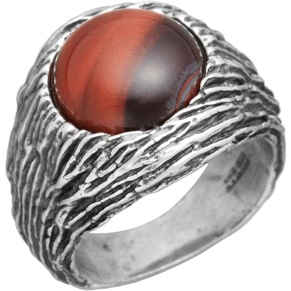 Anello Giovanni Raspini da uomo con occhio di toro