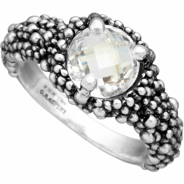 Anello Giovanni Raspini Shine Mini in argento e zircone bianco