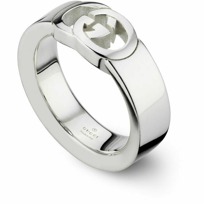 Anello Gucci Interlocking G in argento