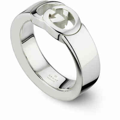 Anello Gucci Interlocking G in argento Anello Gucci Interlocking G in argento