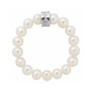Anello Mimi Elastica con perle bianche 4 mm Anello Mimi Elastica con perle bianche 4 mm