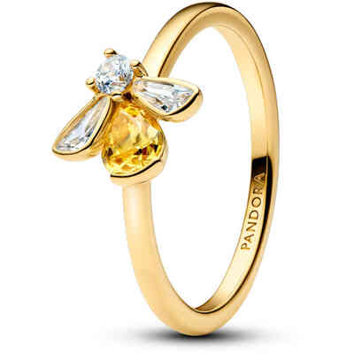 Anello Pandora Ape Luminosa placcata oro