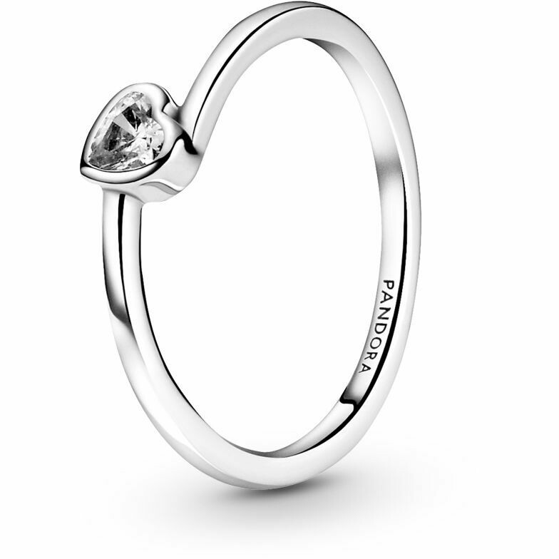 Anello Pandora Cuore inclinato