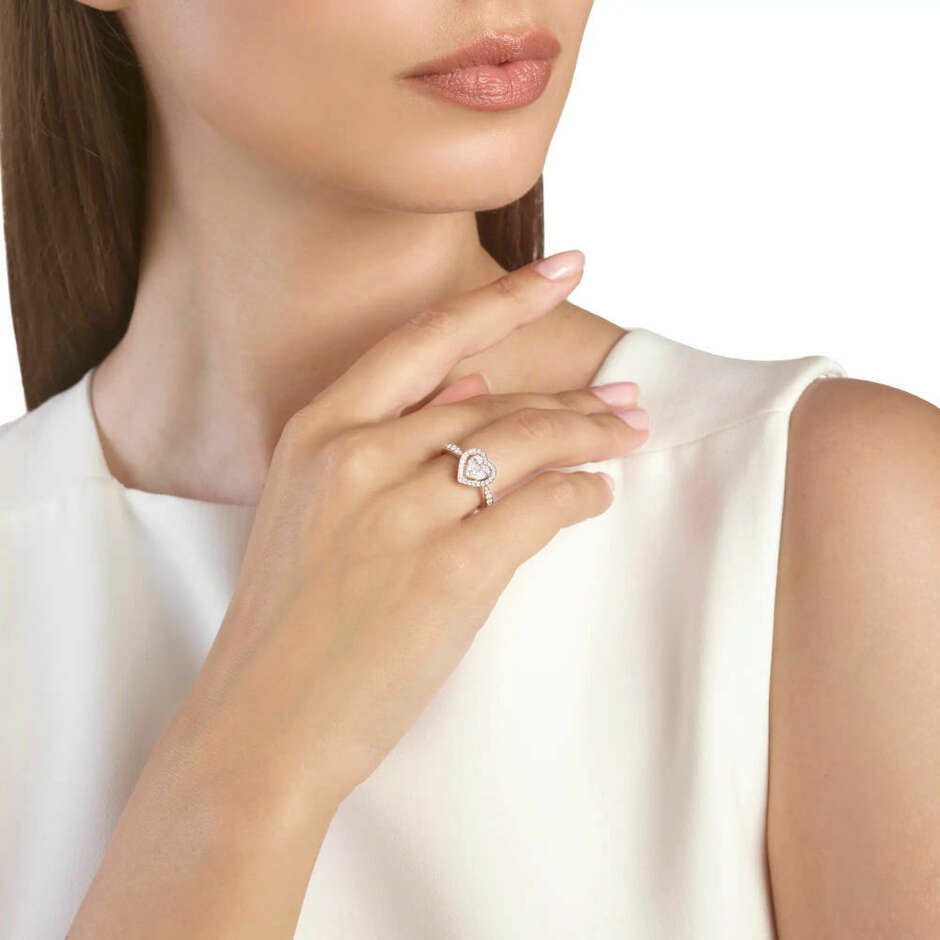 Anello Salvini Magia cuore grande con diamanti