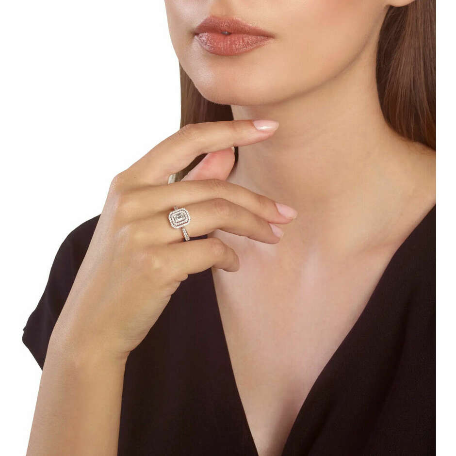 Anello Salvini Magia in Oro Bianco e Diamanti