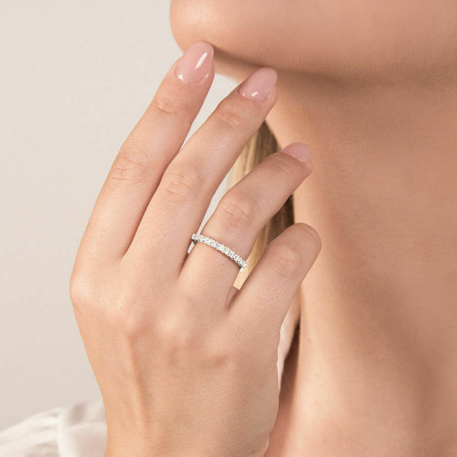 Anello veretta Mirco Visconti con diamanti