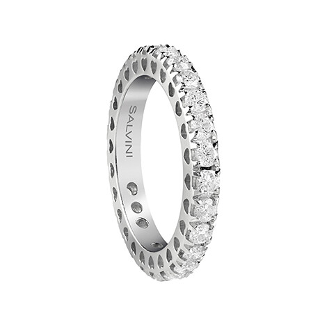 Anello veretta Salvini Battito con diamanti