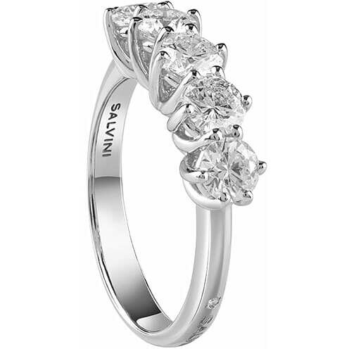 Anello Veretta Salvini Lavinia oro bianco e diamanti