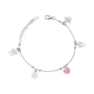 Angels and Heart Charm Bracelet Angels and Heart Charm Bracelet