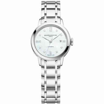 Baume&Mercier Classima Automatic Watch with Diamonds Baume&Mercier Classima Automatic Watch with Diamonds