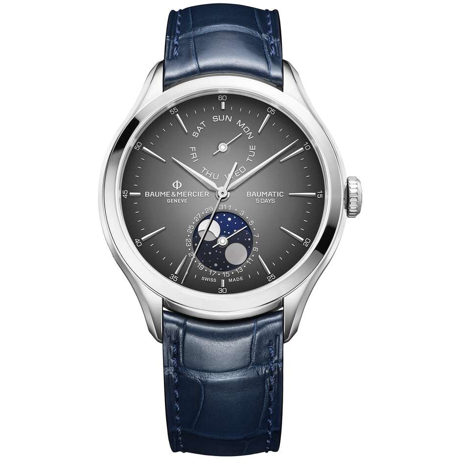 Baume&Mercier Clifton Automatic watch with moon phases