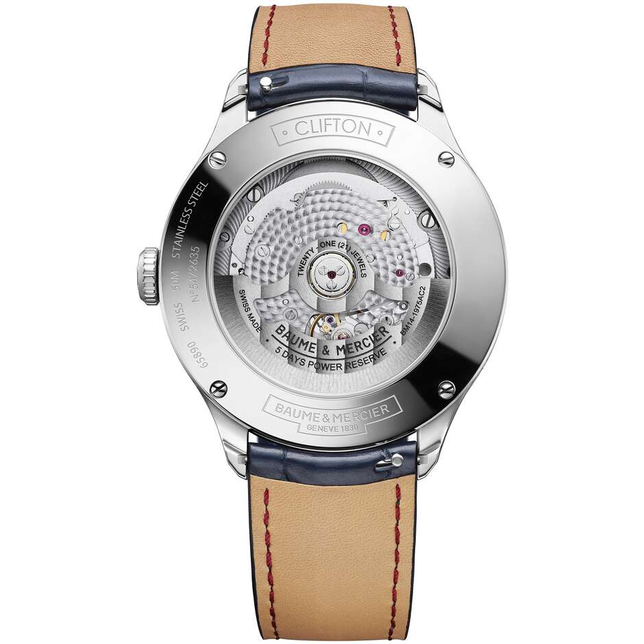 Baume&Mercier Clifton Automatic watch with moon phases