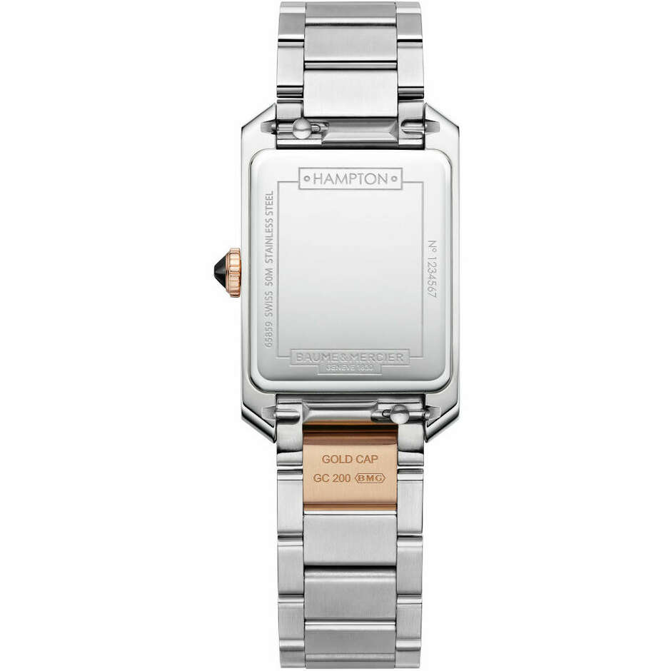 Baume&Mercier Hampton Women watch steel and rose gold