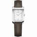 Baume&Mercier Hampton Women's Rectangular Watch Silver-White